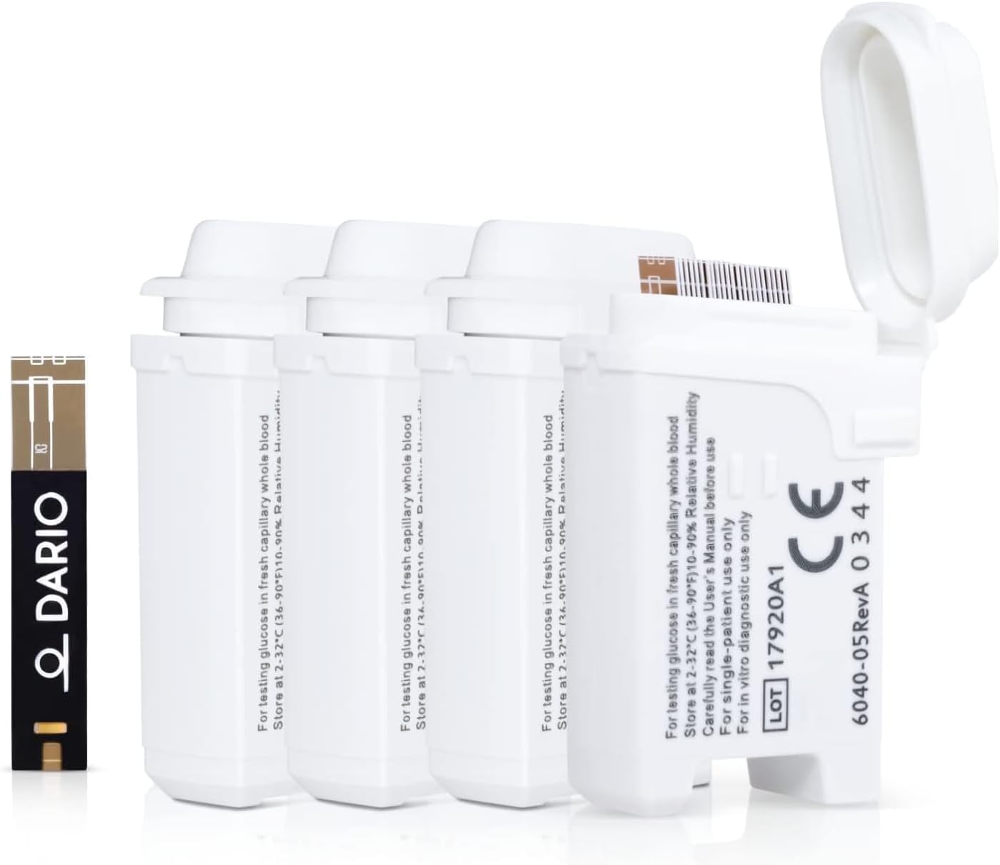 Dario Blood Glucose Test Strips - 100 Count
