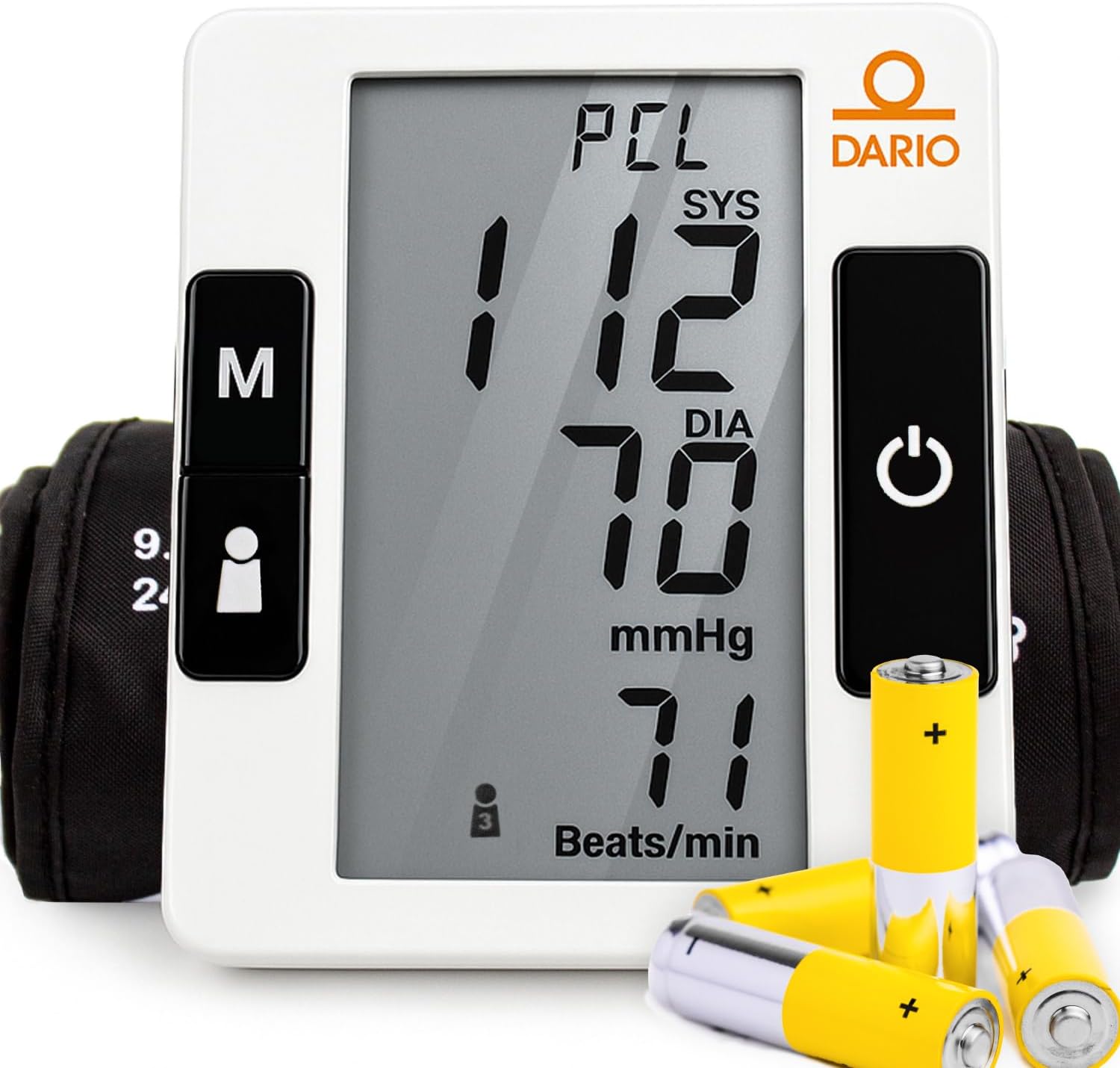 Dario Blood Pressure Monitor - Automatic Upper Arm Cuff (Gen 1)